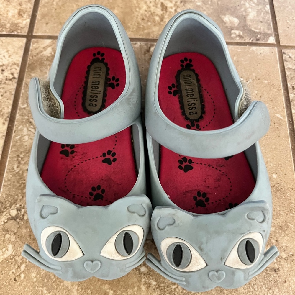Mini Melissa toddler cat kitten shoes